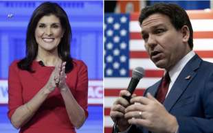 NIKKI HALEY E RON DESANTIS