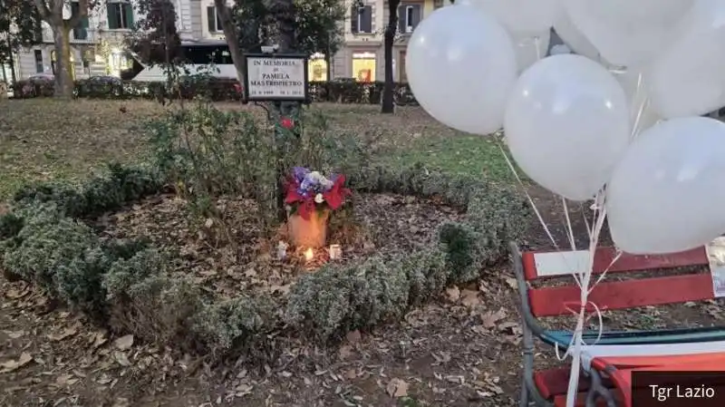 PALLONCINI PER PAMELA MASTROPIETRO A PIAZZA RE DI ROMA 