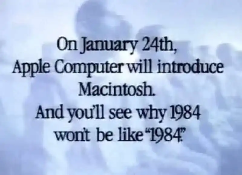 pubblicita macintosh 1984 diretta da ridley scott 1