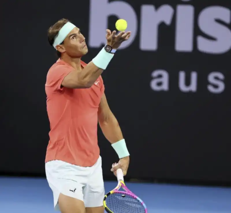 rafa nadal contro Jordan Thompson a brisbane 3