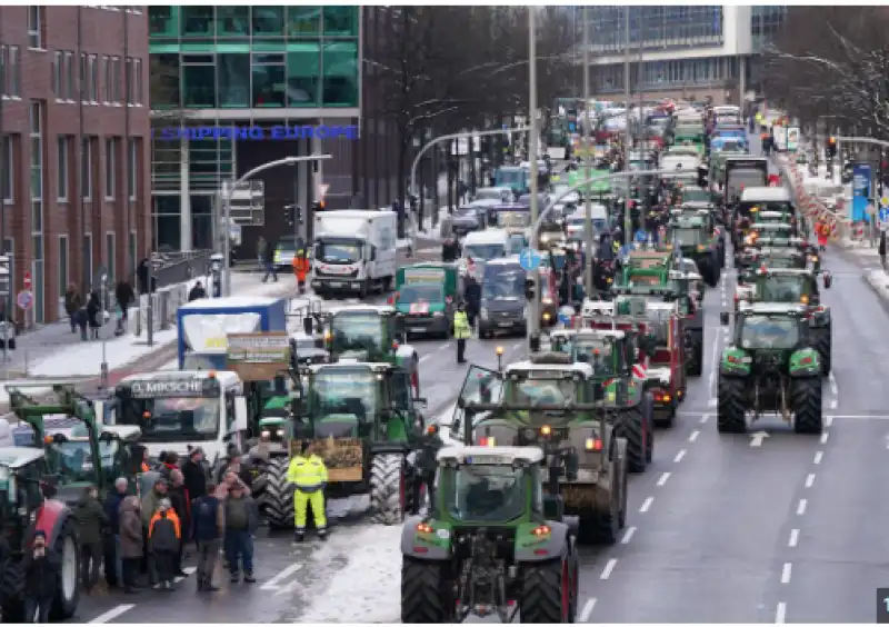 rivolta agricoltori germania