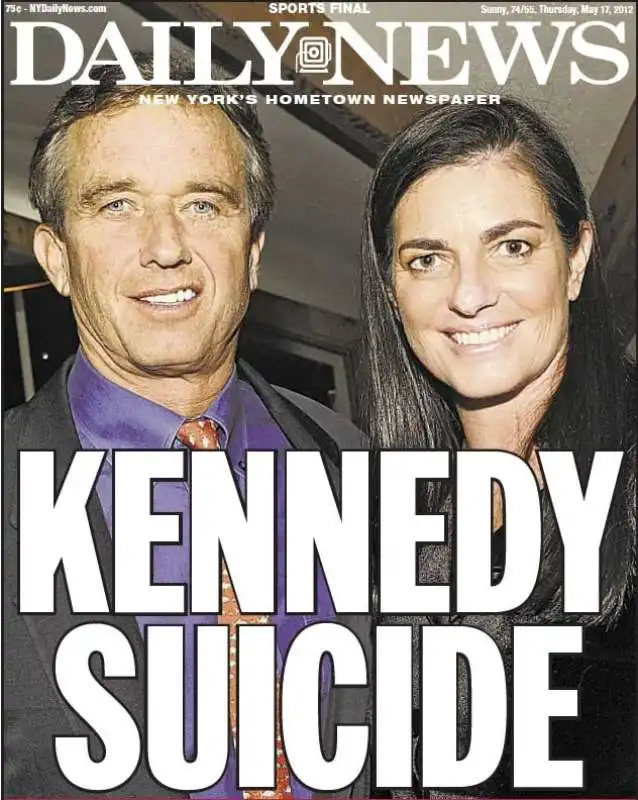 robert kennedy jr suicidio seconda moglie