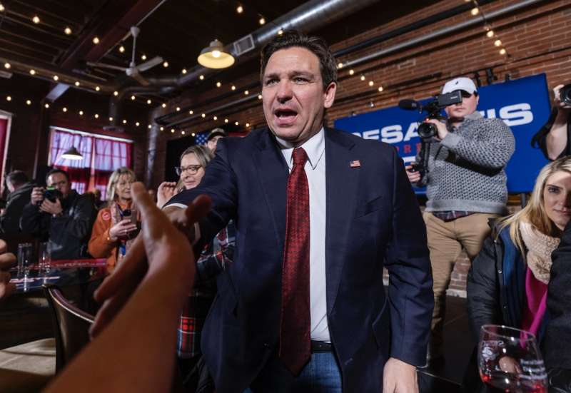 ron desantis caucus iowa