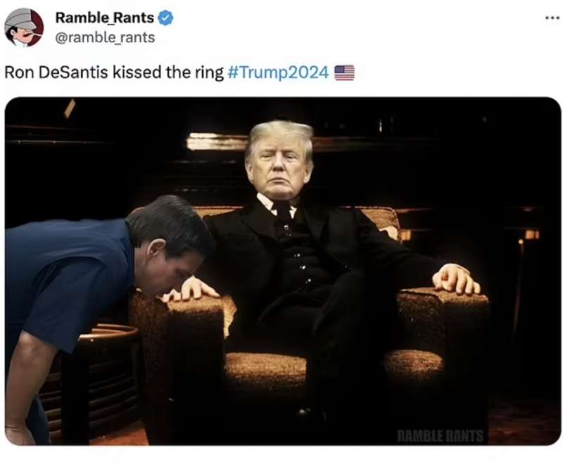 ron desantis si ritira meme 10