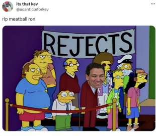 ron desantis si ritira meme 11