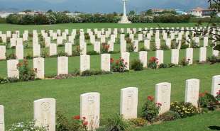 Salerno War Cemetery - cimitero degli Inglesi a Montecorvino Pugliano