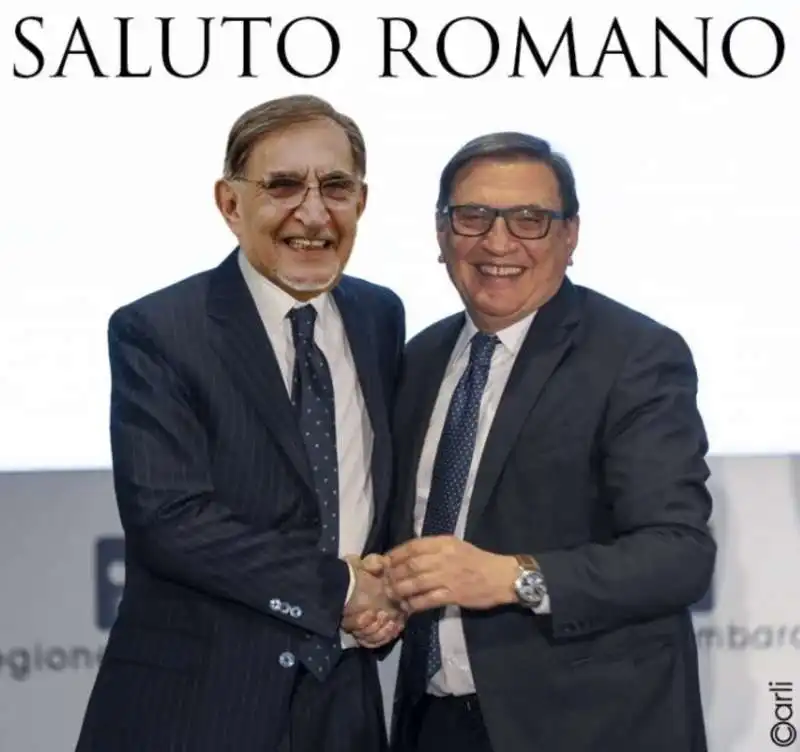 SALUTO ROMANO - MEME BY EMILIANO CARLI 