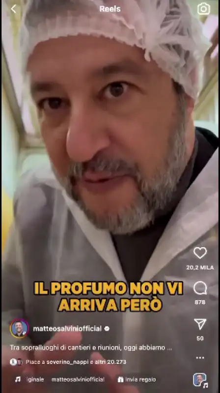 SALVINI E LA VISITA AL PASTIFICIO RUMMO