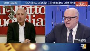 scontro tra marco travaglio e mario sechi a otto e mezzo 1