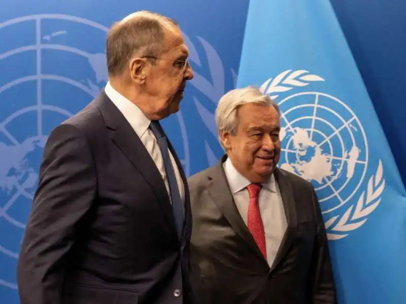 SERGEI LAVROV ANTONIO GUTERRES