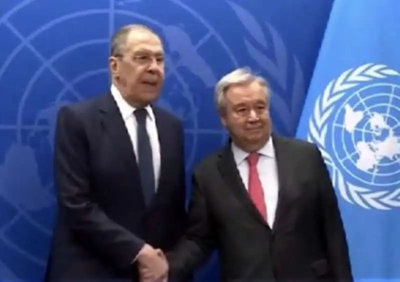 SERGEI LAVROV ANTONIO GUTERRES