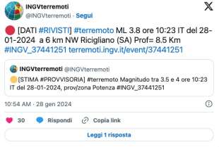 TERREMOTO RICIGLIANO