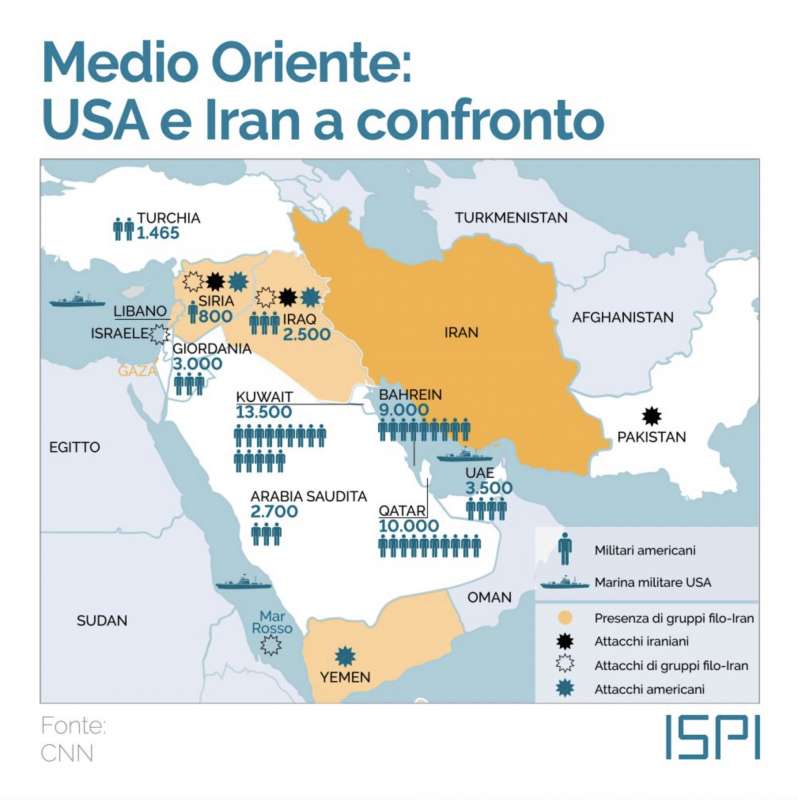 usa e iran a confronto medio oriente