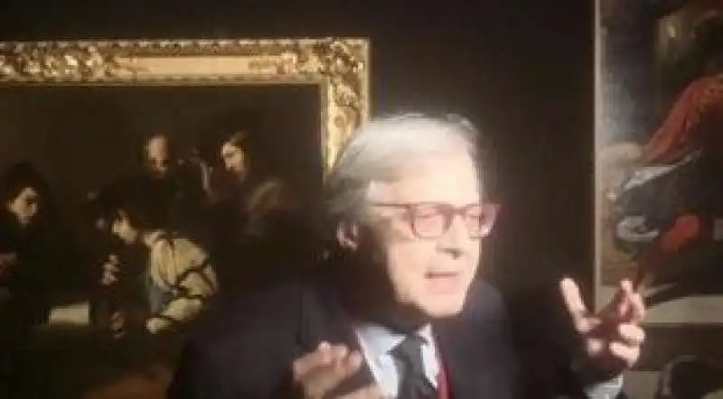 vittorio sgarbi - mostra I pittori della luce a lucca 2