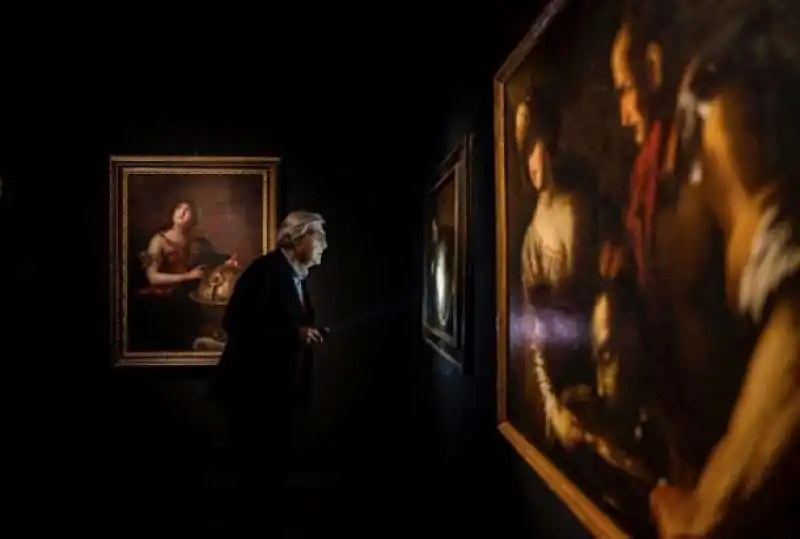 vittorio sgarbi - mostra I pittori della luce a lucca 3