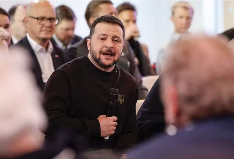 Volodymyr Zelensky a Davos