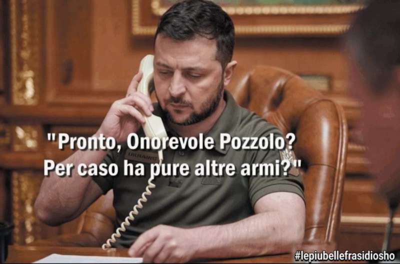 zelesnky e il caso di emanuele pozzollo – vignetta by osho