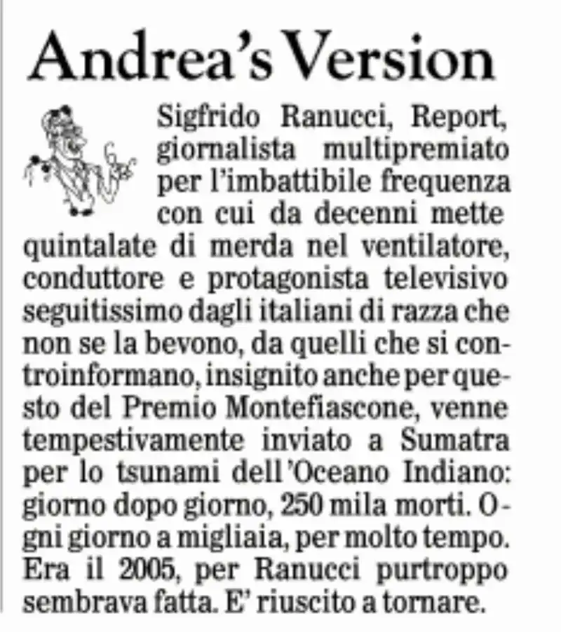 andrea marcenaro sul foglio contro sigfrido ranucci