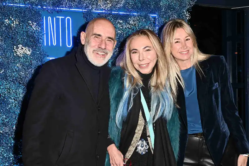 bruno limentani con la moglie camilla e antonella rodriguez