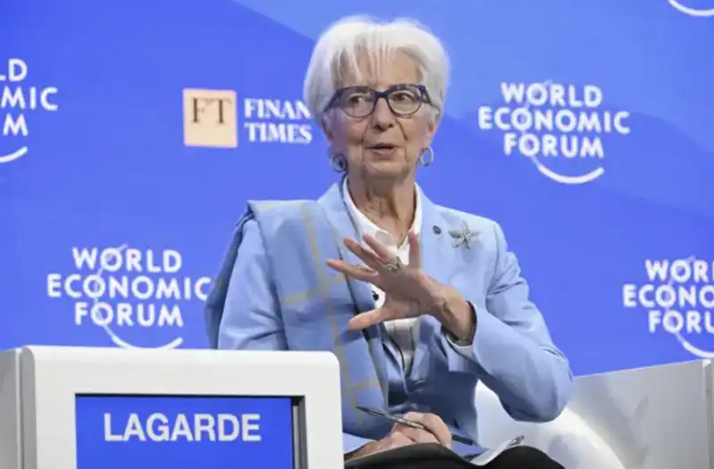 CHRISTINE LAGARDE A DAVOS