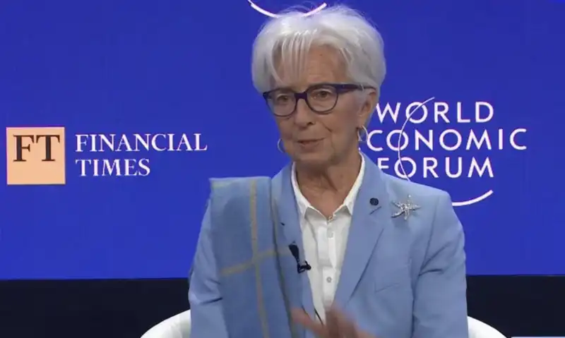 CHRISTINE LAGARDE A DAVOS