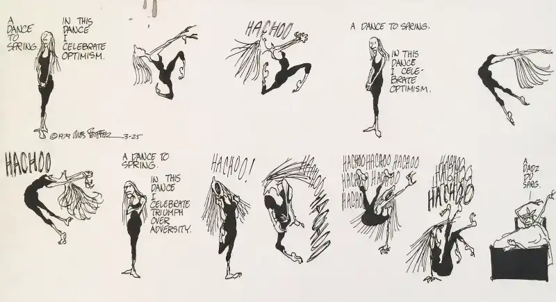 disegni di Jules Feiffer