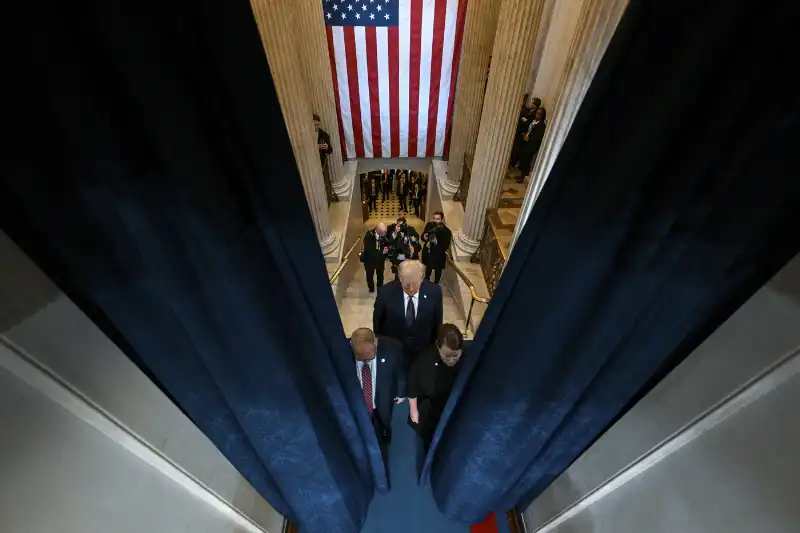 donald trump   inauguration day   foto lapresse   