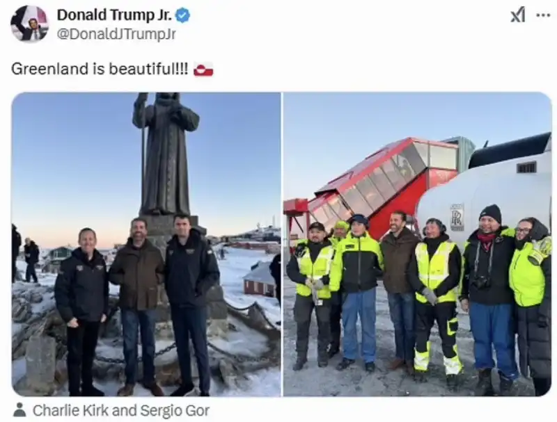 donald trump jr in groenlandia 