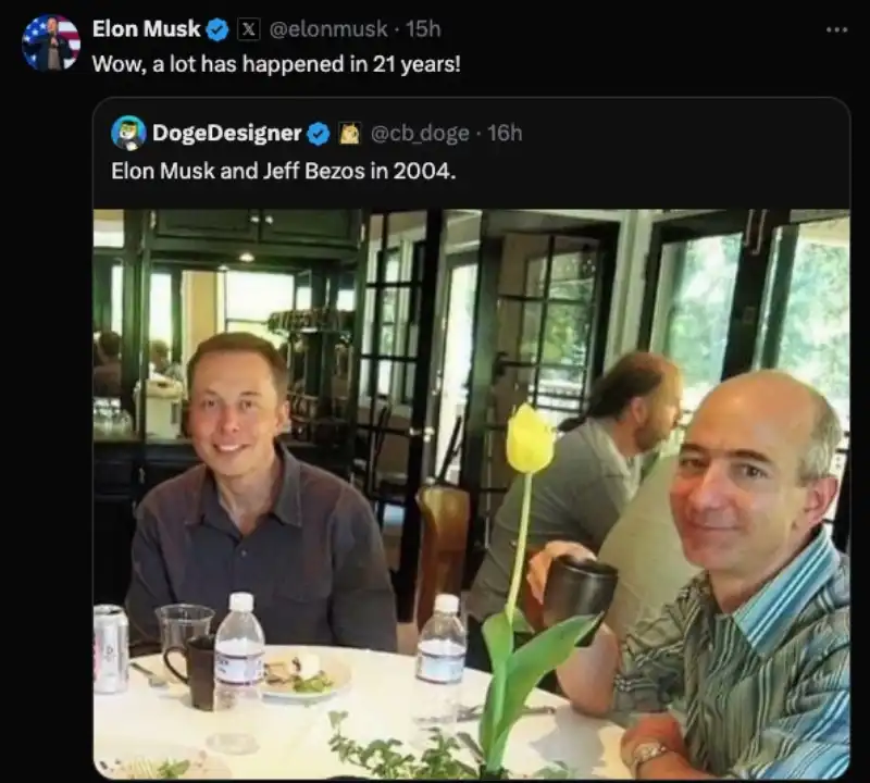 ELON MUSK E JEFF BEZOS