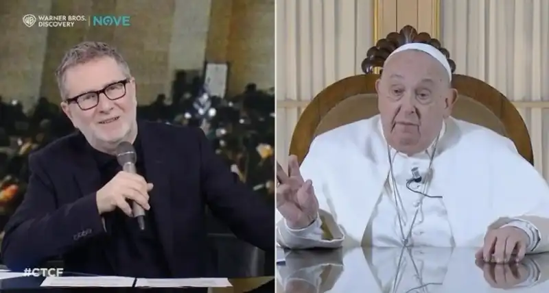 fabio fazio   papa francesco  2