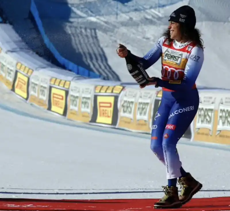 federica brignone - superg a cortina