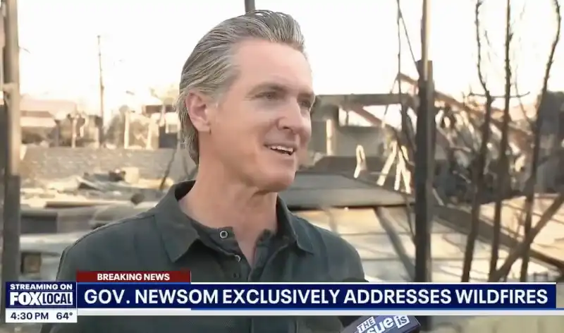 gavin newsom ride e balletta in diretta tv 1