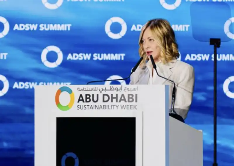 GIORGIA MELONI - ABU DHABI