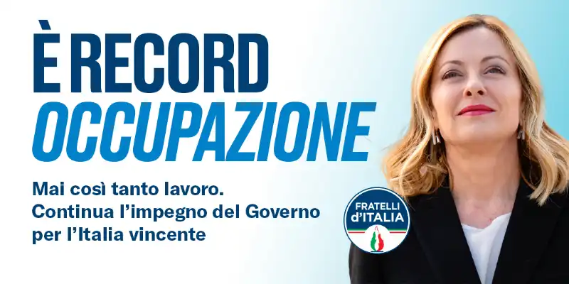 giorgia meloni dati su occupazione