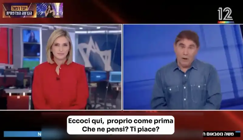 giornalista israeliano ha la sla ma appare in tv con un avatar ai 2