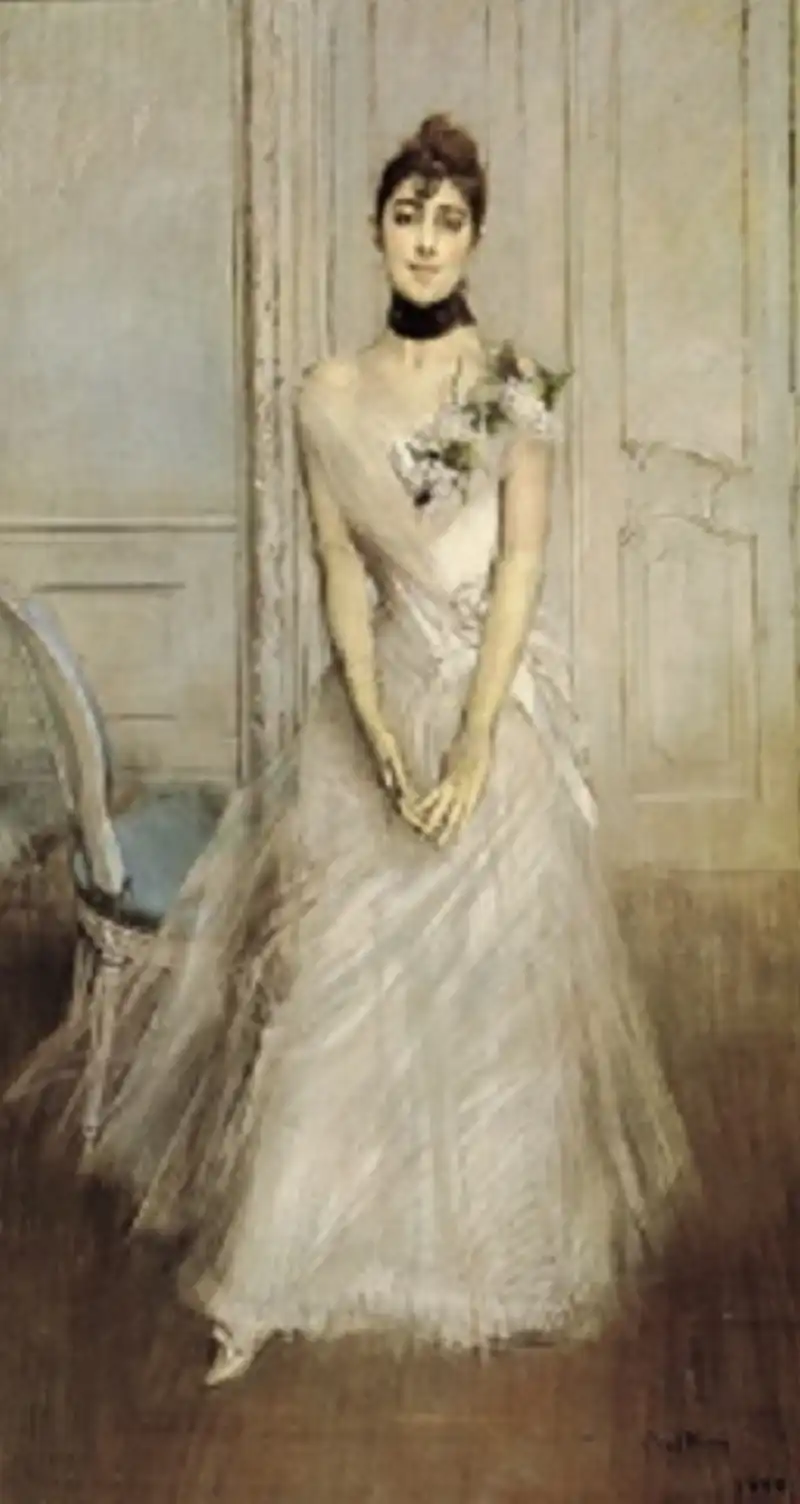 giovanni boldini il pastello bianco