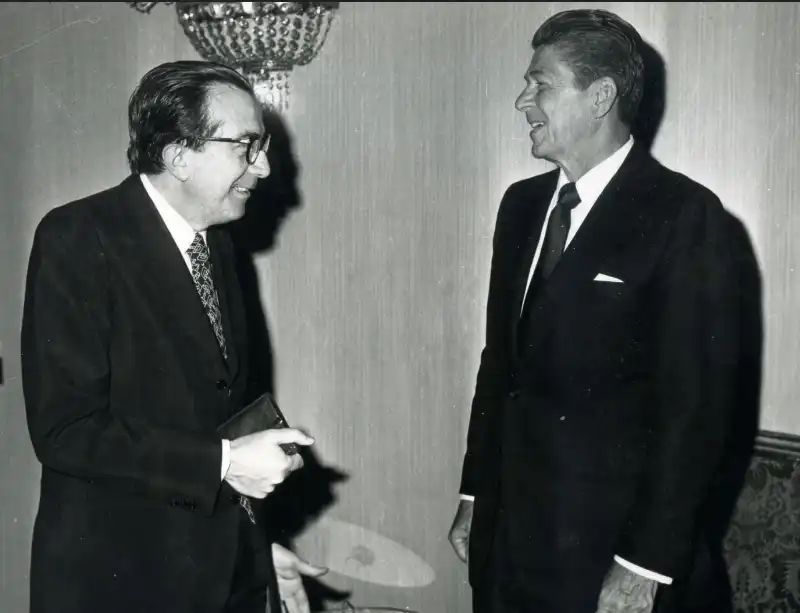 GIULIO ANDREOTTI - RONALD REAGAN