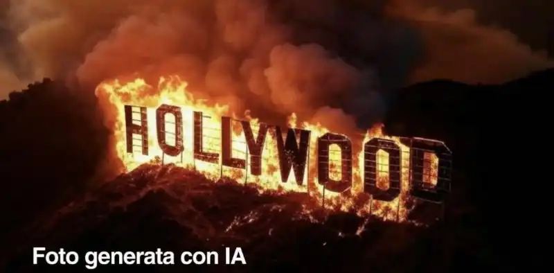 Hollywood - foto generata con l'intelligenza artificiale