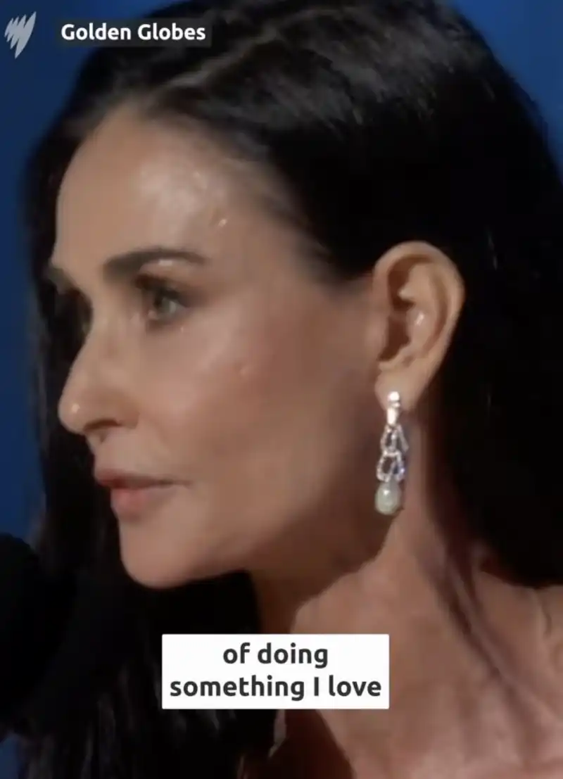 il discorso di demi moore ai golden globe 1