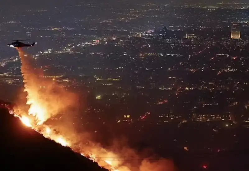 incendio a los angeles 1