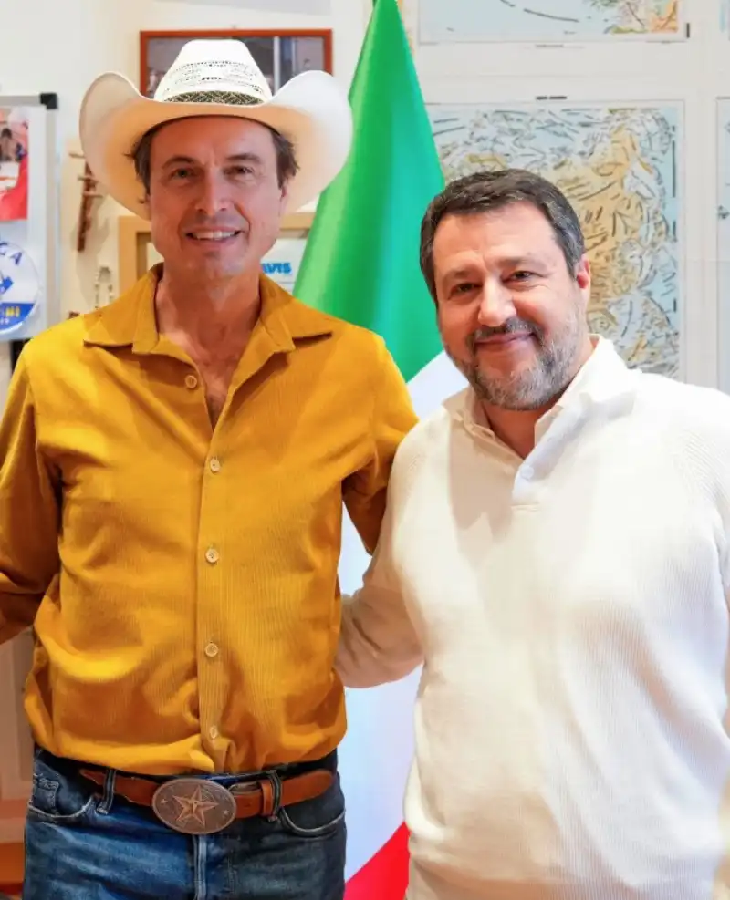 kimbal musk con matteo salvini 