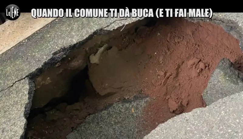 la buca in cui e caduta flavia cesarei