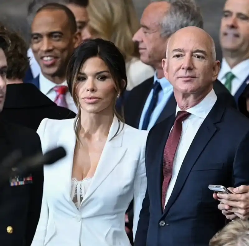 lauren sanchez jeff bezos all inauguration day del secondo mandato di donald trump 2