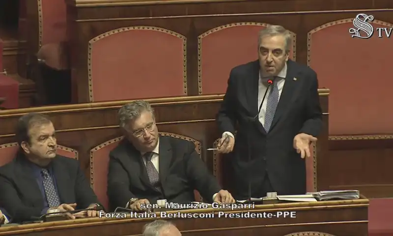 maurizio gasparri in senato   7