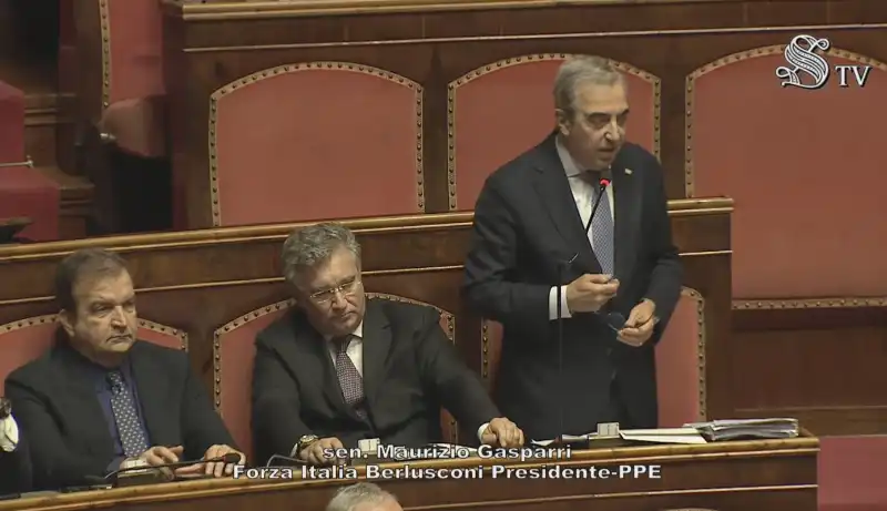 maurizio gasparri in senato   9