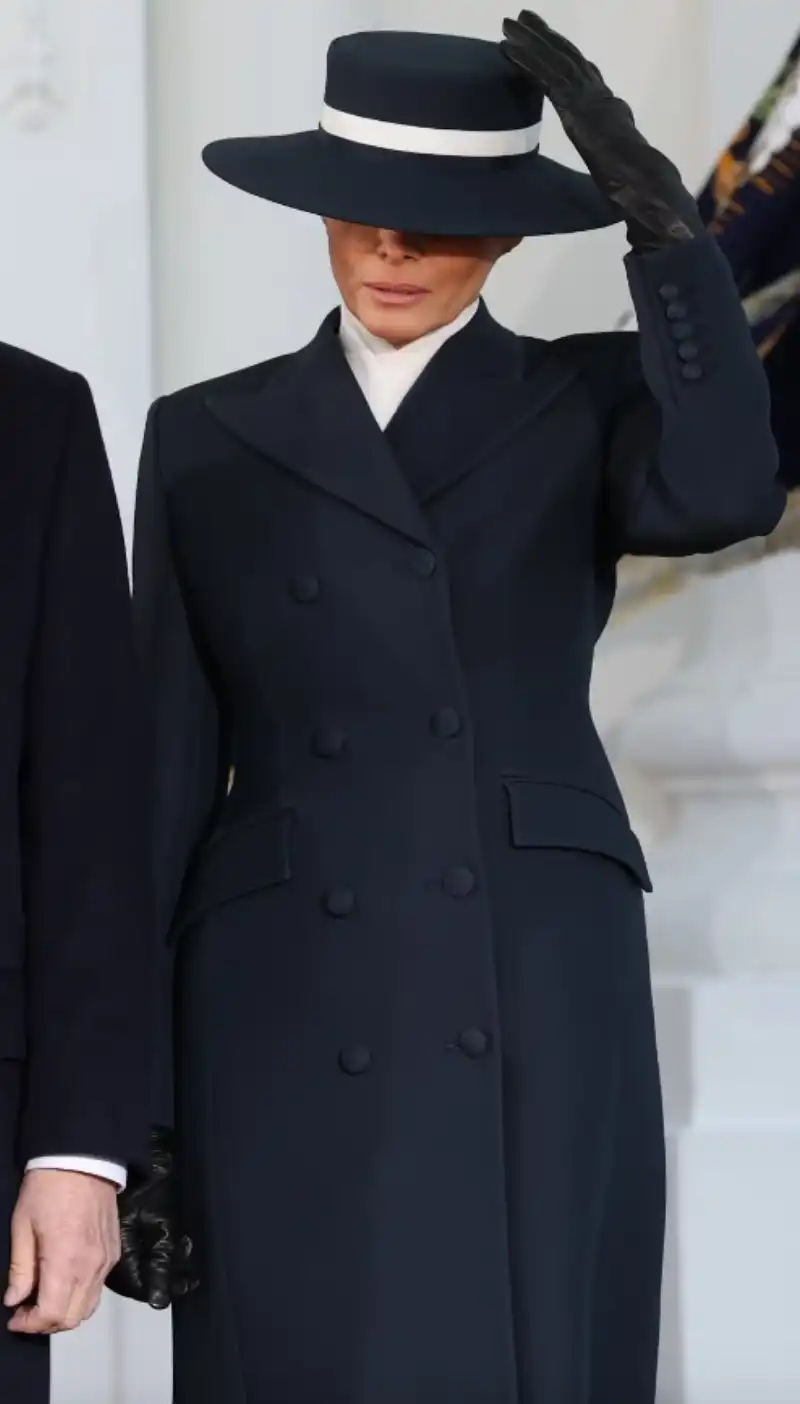 melania trump all inauguration day di donald trump