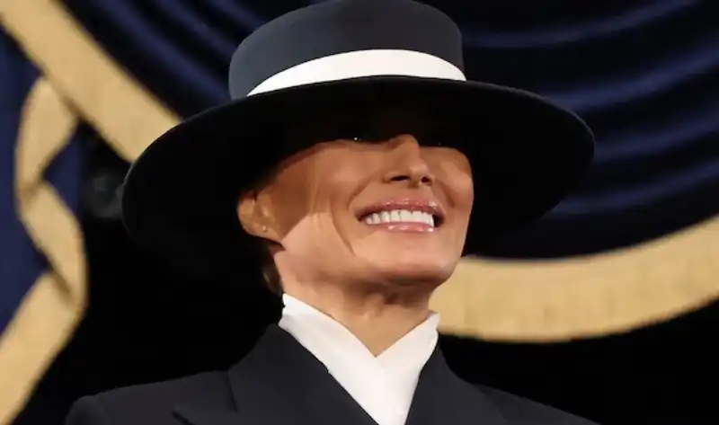 melania trump all inauguration day di donald trump 3