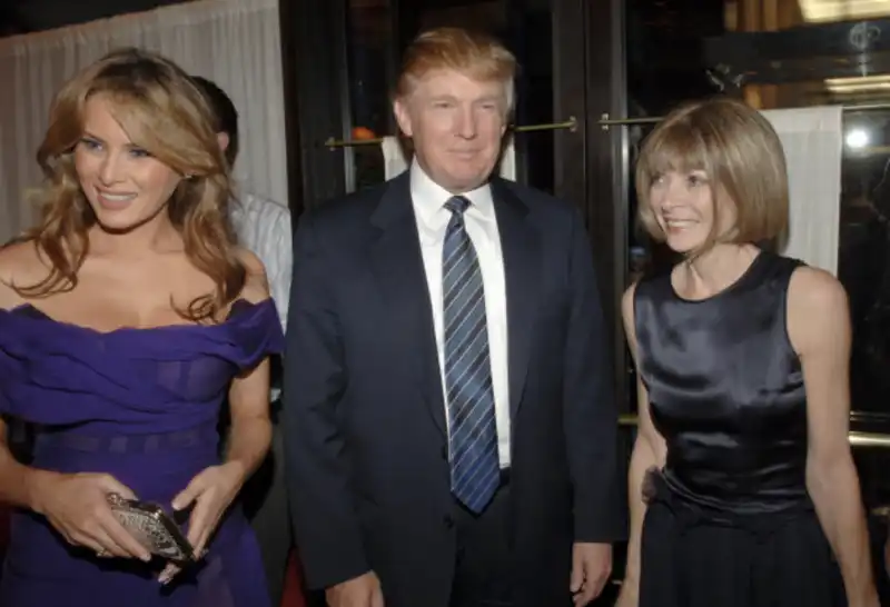 MELANIA TRUMP DONALD TRUMP ANNA WINTOUR