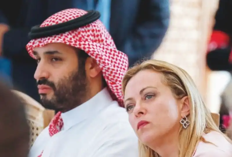 MOHAMMED BIN SALMAN - GIORGIA MELONI