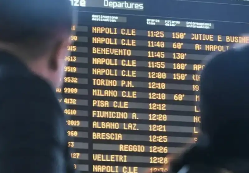 RITARDI DEI TRENI ALLA STAZIONE TERMINI DI ROMA